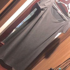 American Living Size 10 Grey Dress Semi Fitted